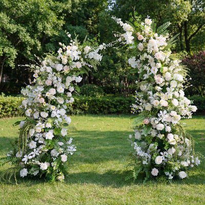 Boho Forest Horn Arch Flower Set | Artificial Greenery Wedding Backdrop Decor AX-373