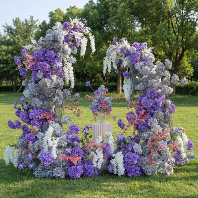 Elegant European Wedding Arch Floral Set for Ceremony & Reception Decor – Valar Flower AX-385